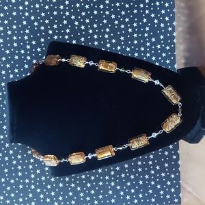"Honey Rectangle" Necklace